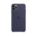 APPLE SILICONE CASE MWYW2ZM/A IPHONE 11 PRO MAX MIDNIGHT BLUE ORYGINALNA PLOMBA