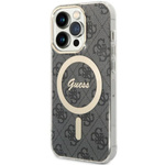 Guess GUHMP14LH4STK iPhone 14 Pro 6.1"czarny/black hardcase 4G MagSafe