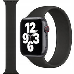 Apple Opaska  APPLE WATCH SOLO LOOP 38/39/41/42MM SIZE 7 BLACK ORYGINALNA PLOMBA