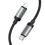 Kabel USB C do Lightning Hoco PD 27W 1 m X117 czarny