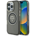 Etui Guess IML Metal Mountain Logo       MagSafe do iPhone 16 Pro czarny