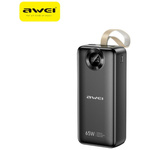 Powerbank Awei PA-34 30000mAh 65W Fast   charging czarny