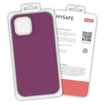 MYSAFE ETUI SILIKONOWE IPHONE 13 MINI FIOLET PUDEŁKO