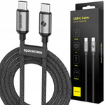 Spacecase USB-C to USB-C kabel 2M 60W CL02