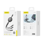 FONENG cable X113 3w1 3A 1.1M Black