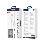 JELLICO cable KDS-32 Micro USB 3.1A 2M White