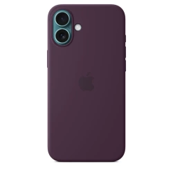APPLE SILICON CASE MYYD3ZM/A IPHONE 16 PLUS PLUM ORIGINAL SEAL
