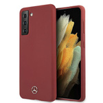 Mercedes MEHCS21SSILRE S21 G991czerwony/red hardcase Silicone Line