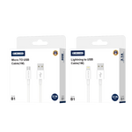 JELLICO kabel B1 Micro USB 3.1A 1M Biały