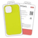 MYSAFE ETUI SILIKONOWE IPHONE 13 ZÓŁTY PUDEŁKO