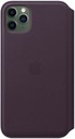 APPLE LEATHER CASE MX072ZM/A IPHONE 11 PRO AUBERGINE ORYGINALNA PLOMBA