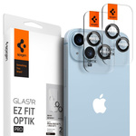 Spigen Glas.tR EZ Fit Optik Camera Protector for iPhone 14 / Plus / 15 / Plus - Black 2 pcs.