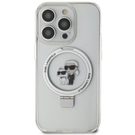 Karl Lagerfeld KLHMN61HMRSKCH iPhone 11 / Xr 6.1" white/white hardcase Ring Stand Karl&amp;Choupette MagSafe