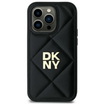 DKNY DKHCP14SPQDSLK iPhone 14 6.1"       czarny/black Quilted Stack Logo