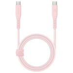 ENERGEA kabel Flow USB-C - USB-C1.5m różowy/pink 240W 5A PD Fast Charge