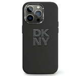 DKNY DKHCP15XSMCBSK iPhone 15 Pro Max6.7" czarny/black hardcase Liquid Silicone Metal Logo