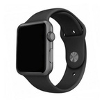 MERCURY PASEK SILICON APPLE WATCH 44/45 MM CZARNY /BLACK