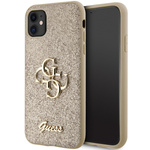 Guess GUHCN61HG4SGD iPhone 11 / Xr 6.1" złoty/gold hardcase Glitter Script Big 4G