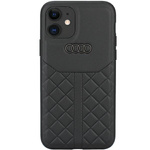 Audi Genuine Leather iPhone 12/12 Pro 6.1" black/black hardcase AU-TPUPCIP12P-Q8/D1-BK