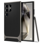 Spigen Neo Hybrid Case for Samsung Galaxy S24 Ultra - Metallic Gray