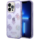 Guess GUHCP14XHTPPTL iPhone 14 Pro Max6,7" liliowy/lilac hard case Peony Glitter