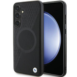 BMW BMHMS24S23RTPK S24 S921 black/black hardcase Signature Leather Half Textured &amp; Circle MagSafe