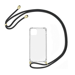 ROPE CASE SAMSUNG S10 LITE/A91 CLEAR/BLACK