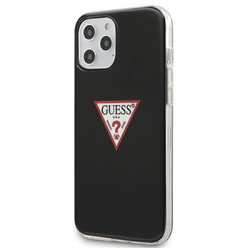 Guess GUHCP12LPCUCTLBK iPhone12 Pro Max 6,7"  czarny/black hardcase Triangle Collection