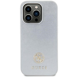 Guess GUHCP15MPS4DGPS iPhone 15 Plus / 14 Plus 6.7" srebrny/silver hardcase Strass Metal Logo