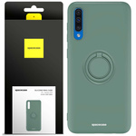 Spacecase Etui Silicone Ring Galaxy A50 dark green