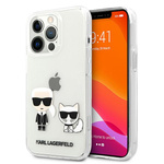 KARL LAGERFELD KLHCP13LCKTR IPHONE 13 PRO / 13 6.1 "HARDCASE TRANSPARENT KARL & CHUPETTE