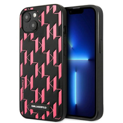KARL LAGERFELD KLHCP13MMMP1P IPHONE 13/14/15 6.1 "HARDCASE PINK / PINK MONOGRAM PLAQUE
