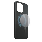 XQISIT NP Silicone case Anti Bac MagSafe for iPhone 14 Black