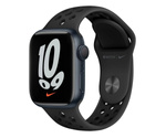 Apple Watch Series 7 Nike 45mm GPS Aluminum Case Black + Sport Band Black Grade C