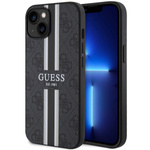 Guess GUHMP14SP4RPSK iPhone 14 / 15 / 13 6.1" czarny/black hardcase 4G Printed Stripes MagSafe