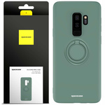 Spacecase Etui Silicone Ring Galaxy S9+ dark green