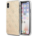Guess GUHCPXPCU4GLGO iPhone X/Xszłoty/gold hard case 4G Glitter