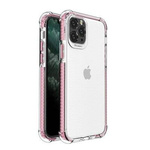 VERGE ARMOR CASE ETUI ŻELOWE PANCERNE IPHONE 11 PRO JASNORÓŻOWY