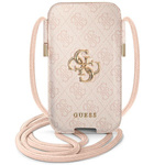 Guess Torebka GUPHL4GMGPI 6,7"różowy/pink hardcase 4G Big Metal Logo