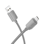 Kabel USB A do Micro USB Hoco 2,4A 1 m X113 szary