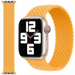 Apple Opaska APPLE WATCH BRAIDED STRAP SOLO 40/41/42MM SUNSHINE SIZE 4 ORYGINALNA PLOMBA