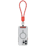 Uniwersalna smycz na nadgarstek z kablem 2w1 Skinarma Dyno Ve USB-C/USB-C czerwony