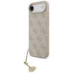 Etui Guess 4G Charms Collection MagSafe  do iPhone Air różowy