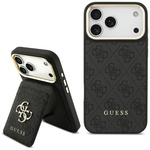 Etui Guess 4G z portfelem Magsafe do     iPhone 17 Pro Max czarny