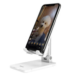 Uchwyt na telefon / tablet biurkowy składany Hoco (4,7" - 10") PH29A biały