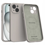 Spacecase Etui Silicone Mag iPhone 15 stone