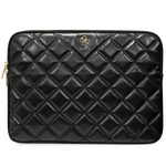 Guess Sleeve GUCS16ZPSQSSGK 16"czarny/black Quilted 4G