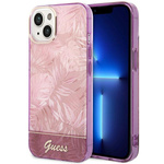 Guess GUHCP14MHGJGHP iPhone 14 Plus / 15 Plus 6.7" różowy/pink hardcase Jungle Collection