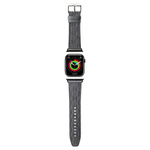 Karl Lagerfeld Saffiano Monogram strap for Apple Watch 38/40/41mm - silver