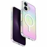 Etui UNIQ Iridescia do iPhone 16         Magclick Charging holograficzny